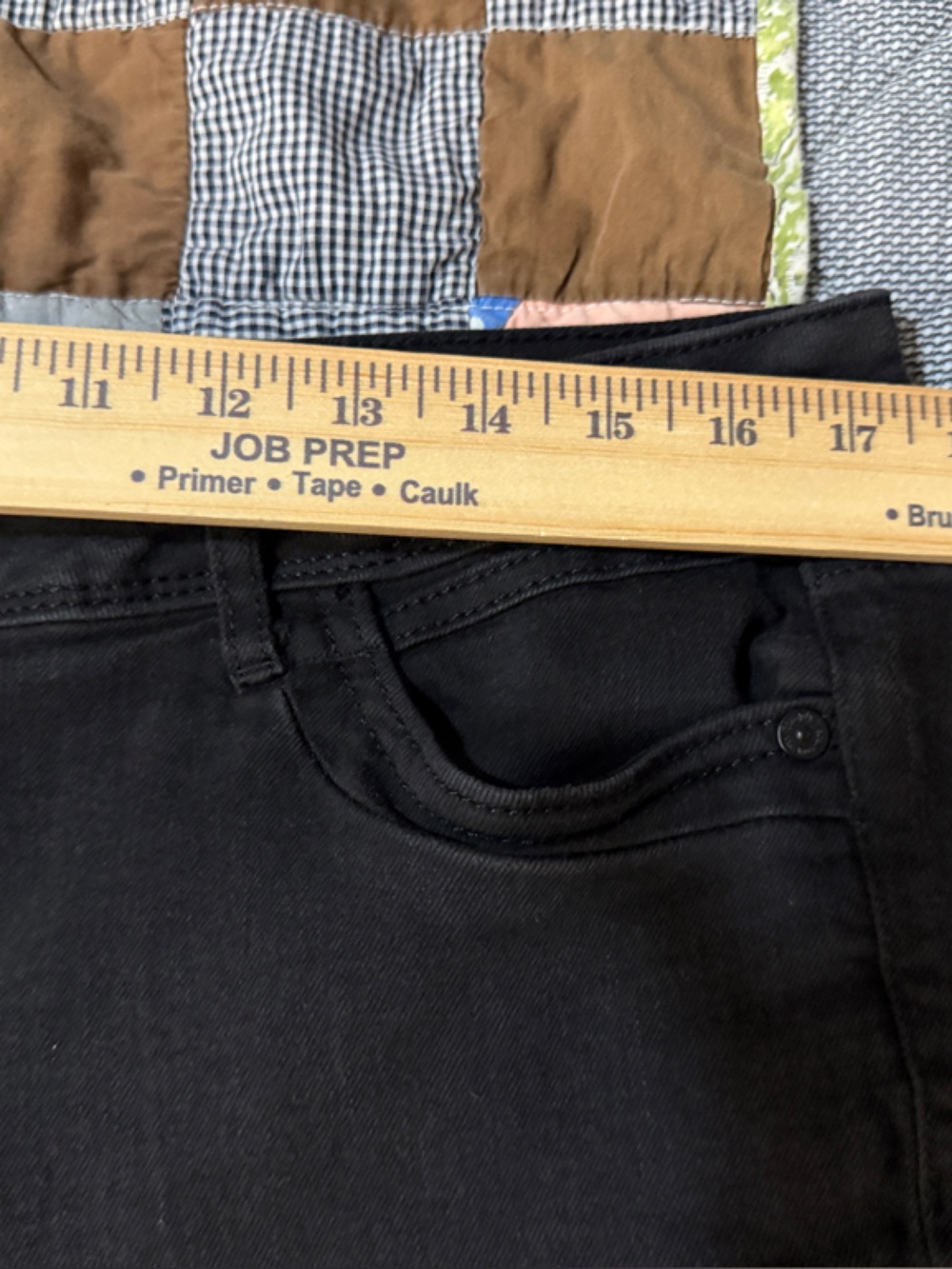 Simply Vera Black Stretch Skinny Pants - Picture 6 of 8